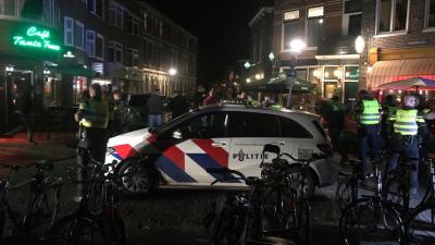Onrustig in de binnenstad van Groningen