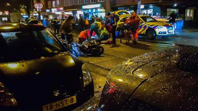 Scooterrijder omgekomen na val in Amsterdam