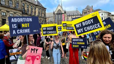 Demonstratie op de Dam