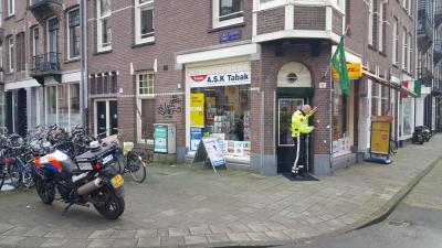 Overval op tabakszaak in Amsterdam