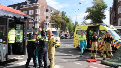 Hulpverleners op plaats van ongeval
