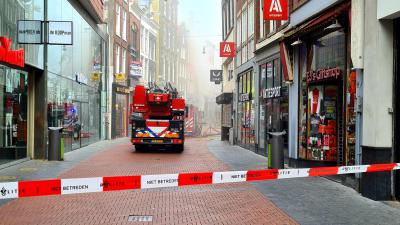 Forse rookontwikkeling door brand