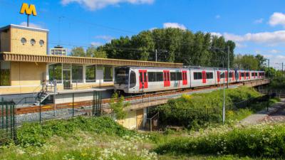 Testritten met metro