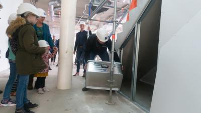 Schatkist is ingemetseld in kindercentrum 