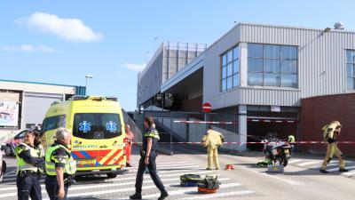 parkeergarage, ingestort, ravage
