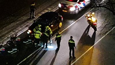 Aanhouding op straat tijdens controle