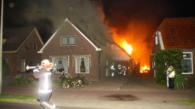 Foto van brand in Hollandscheveld | Henk Brunink