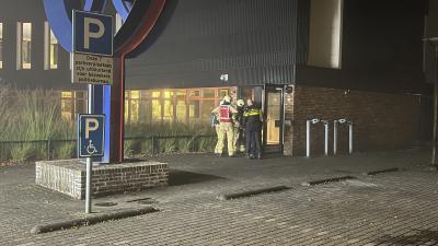 Brandje politiebureau