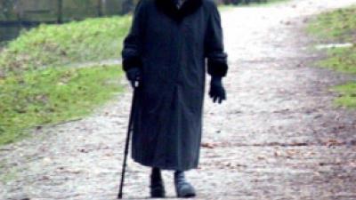 Foto van bejaarde vrouw