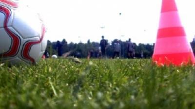 Foto van bal op voetbalveld | EHF