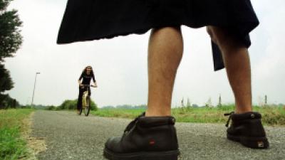 'Eén van de potloodventers op de foto'