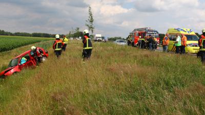 Automobiliste gewond bij ongeval N33 