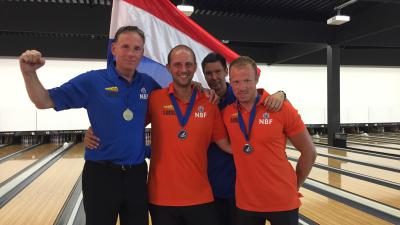 Nederlands team sluit EK bowlen af met twee keer brons
