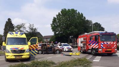 Hulpverlening bij ongeval in Klazienaveen