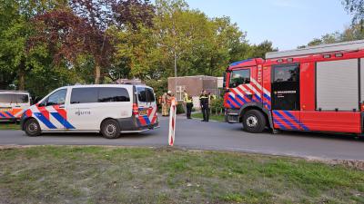 Hulpdiensten ter plaatse