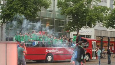 Foto van huldiging FC Groningen | Bert van den Berg