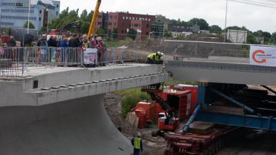 Foto van viaduct over ringweg oost Groningen | Rieks Oijnhausen | rieksoijnhausen.nl/