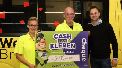 Drieduizend euro ingezameld voor Wensambulance Brabant