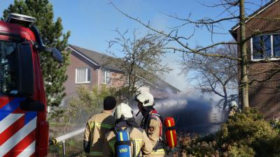 Brand schuur