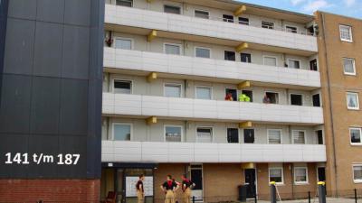 Gewonde na keukenbrand