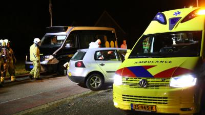 ambulancedienst en brandweer bij ongeval