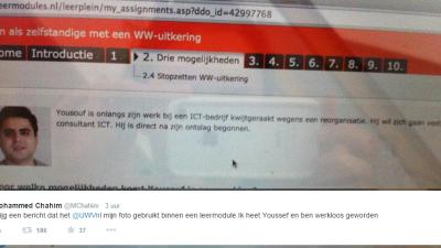 'Foto raadslid Mohammed Chahim misbruikt door UWV'