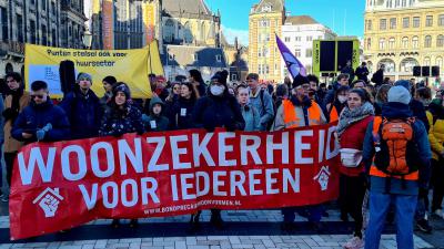 Demonstratie op de Dam
