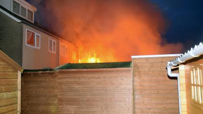 Grote brand in Hollandscheveld