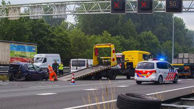 linke vertraging na ongeval met meerdere voertuigen op snelweg A2 bij Liempde