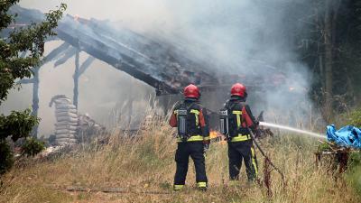 Vakantiewoning Termuntenzijl volledige afgebrand