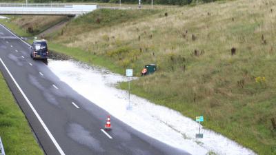 Verkeershinder op N33 door kapotte rioleringspomp