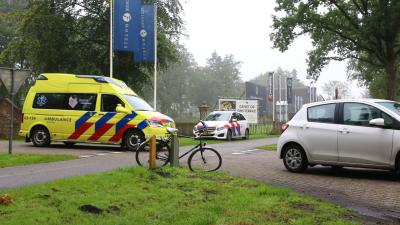 hulpdiensten aanwezig bij aanrijding