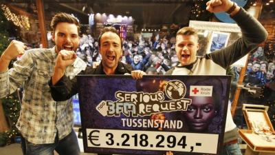 Al ruim 3,2 miljoen euro voor Serious Request Haarlem