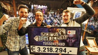 Al ruim 3,2 miljoen euro voor Serious Request Haarlem