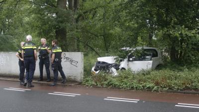 Auto tegen brug