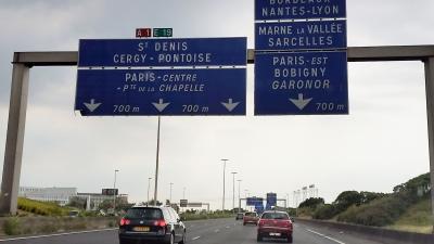 Dieven slaan hun slag op A1 bij Parijs