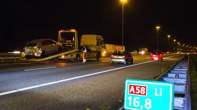Kilometers lange file na ongeval op A58 bij Oirschot