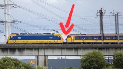 Trein maakt noodstop om liftende man