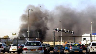 Zeer grote brand bij afvalverwerking AEB Amsterdam