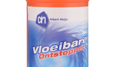 Veiligheidswaarschuwing AH Vloeibare Ontstopper