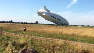 Landing Airlander loopt niet volgens plan