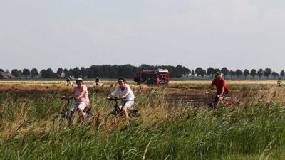  Brand op akker in Gasselternijveen