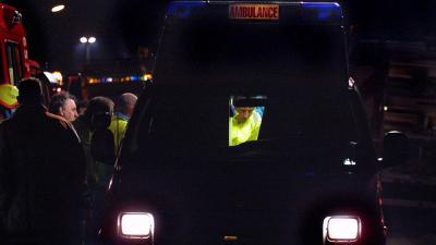Foto van ambulance in donker | Archief EHF