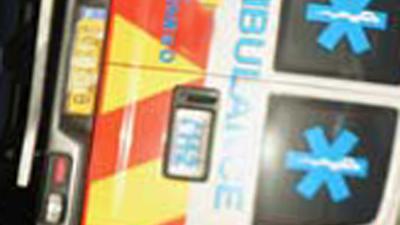 Foto van gekantelde ambulance | Archief EHF