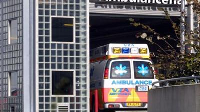Foto van ambulance op eerste hulp ziekenhuis | Archief EHF