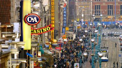 Winkelstraat in Amsterdam