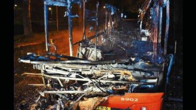 Onslagen chauffeur Arriva verdacht van brandstichtingen