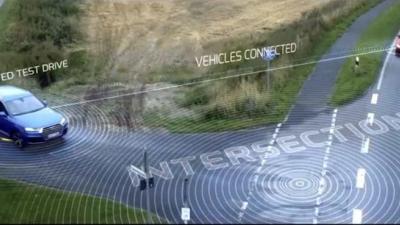 Audi’s ‘praten’ met andere auto’s en zien gevaar op kilometers afstand