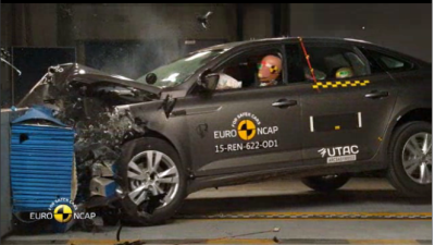 Nieuwe Renault Talisman en Mégane halen vijf sterren bij Euro NCAP crashtests 