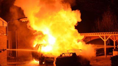 Meerdere auto´s uitgebrand in STadskanaal